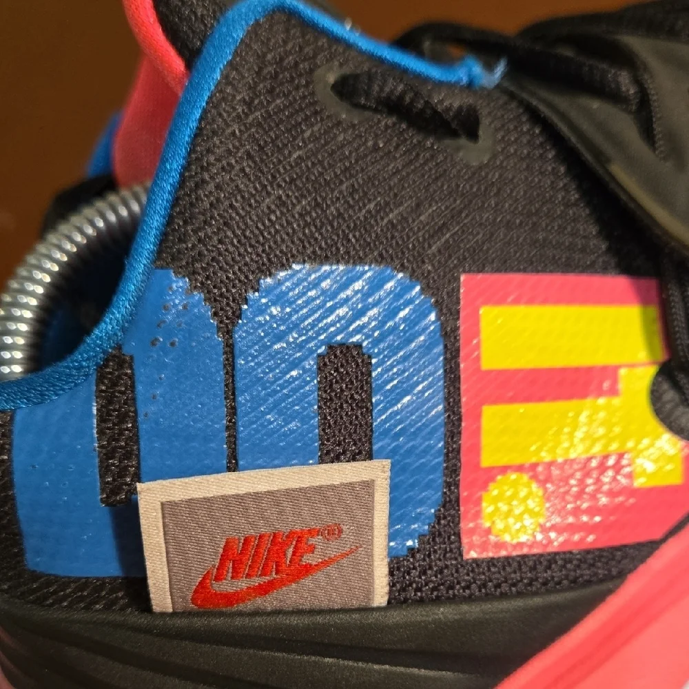 Nike Kyrie 5 Just Do It‎ Black and Pink Athletic Shoes